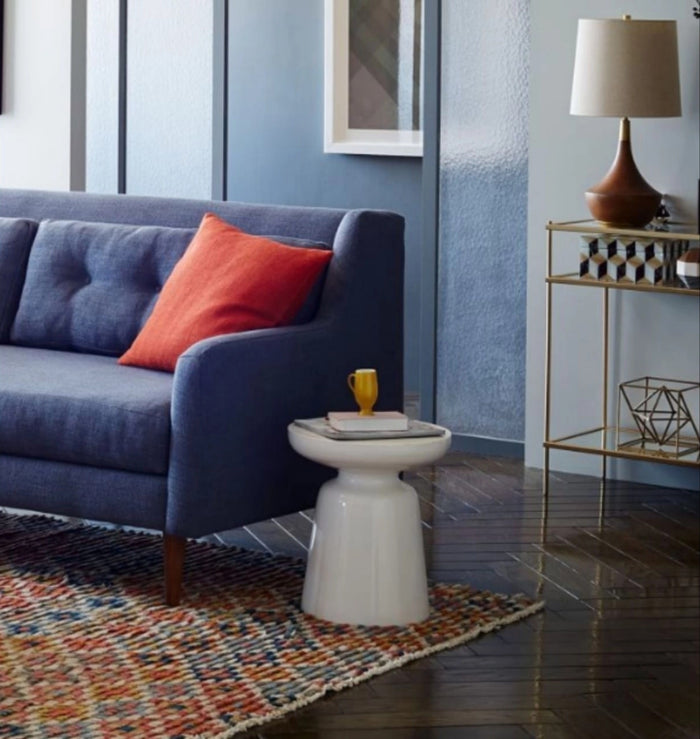 Fine Asianliving Keramische Kruk Wit Handgemaakt -