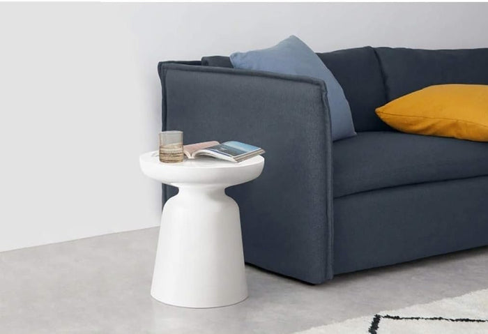 Fine Asianliving Keramische Kruk Wit Handgemaakt -