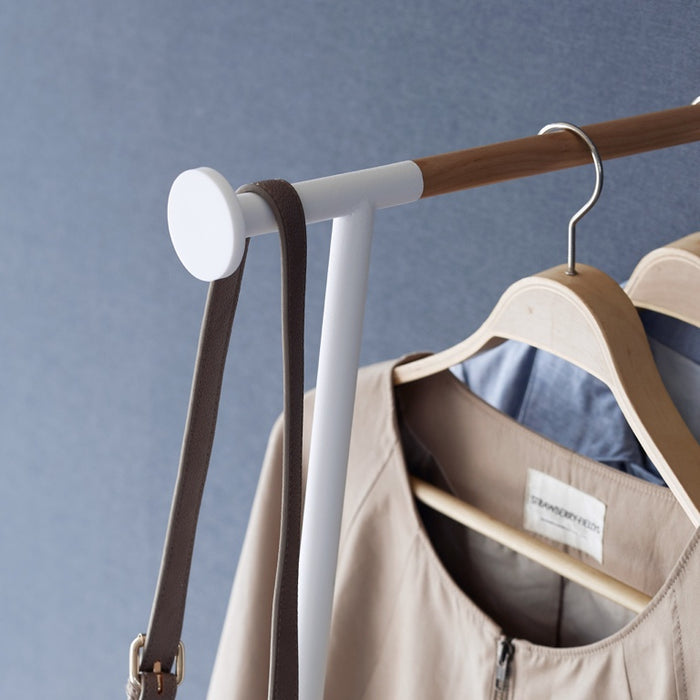 Yamazaki Leunend Stoomreiniger Kledingrek - Tower - Wit