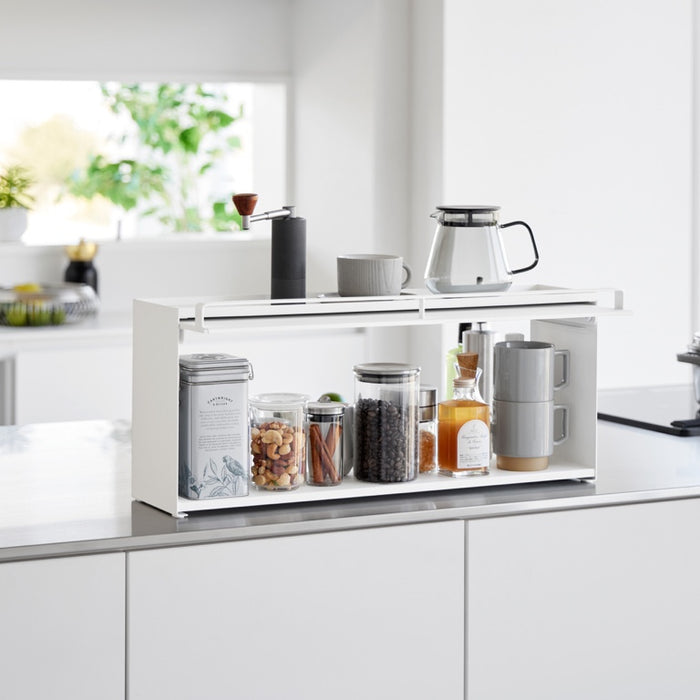 Yamazaki Aanrecht Organizer - Tower - Wit