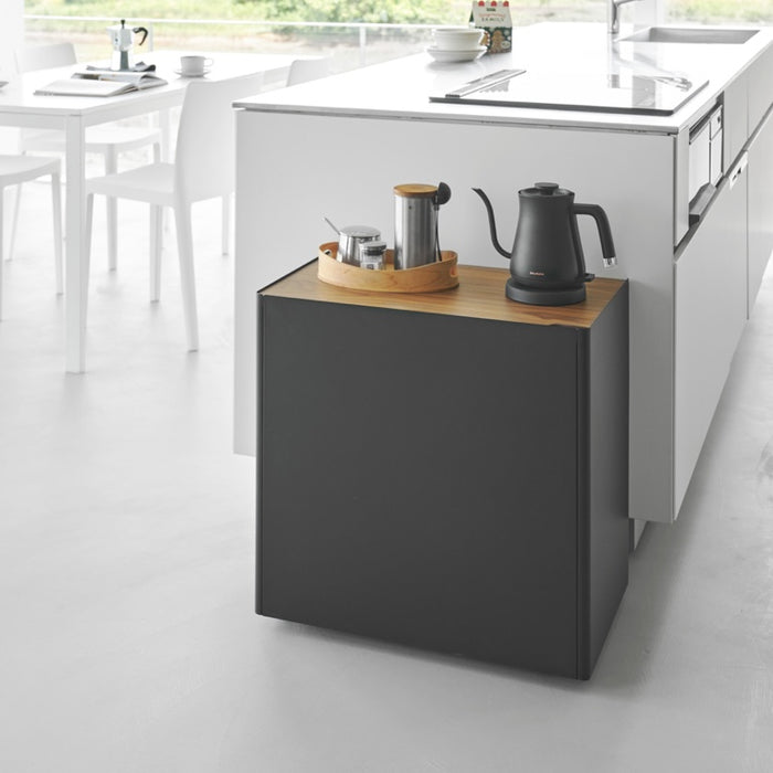 Yamazaki Tower Opbergtrolley - Zwart