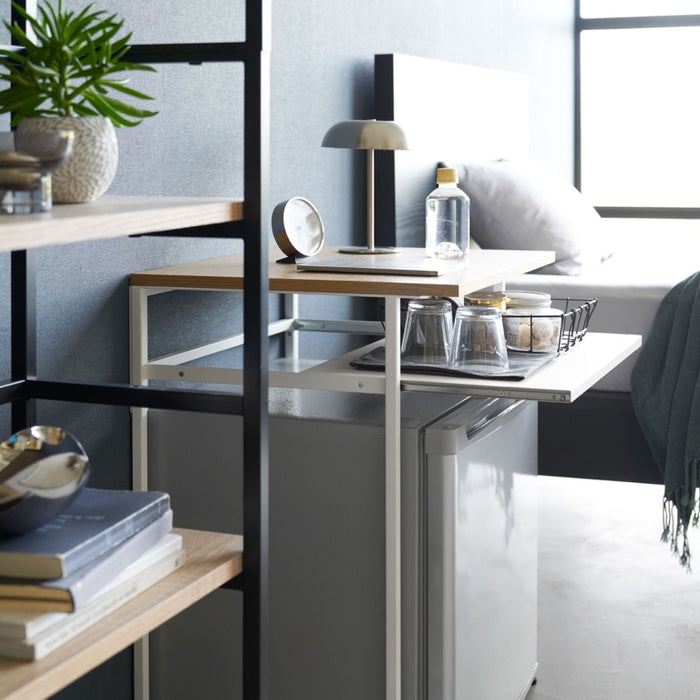 Yamazaki Bijzettafel met Lade - Tower - Wit