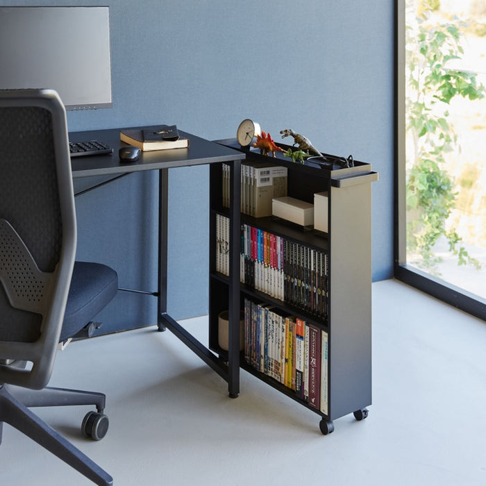 Yamazaki Boekenkast | Boekentrolley - Tower - Zwart