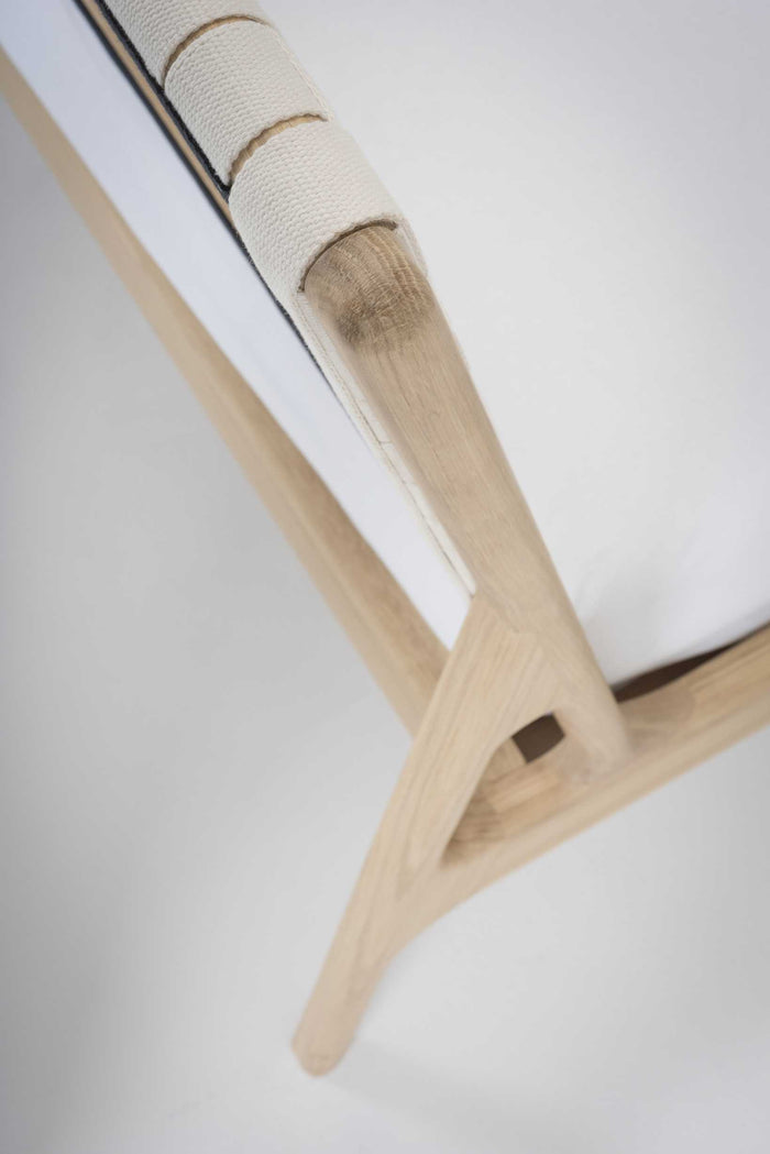 Fawn bed 180x200 cotton webbing black