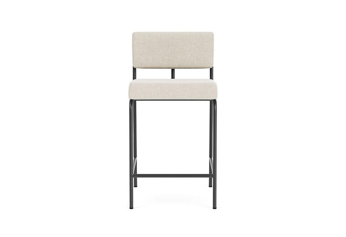 FÉST Monday barkruk 65 zwart Soil 01 natural