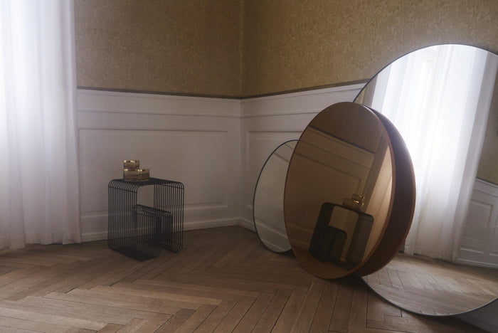 Circum spiegel Ø70 amber