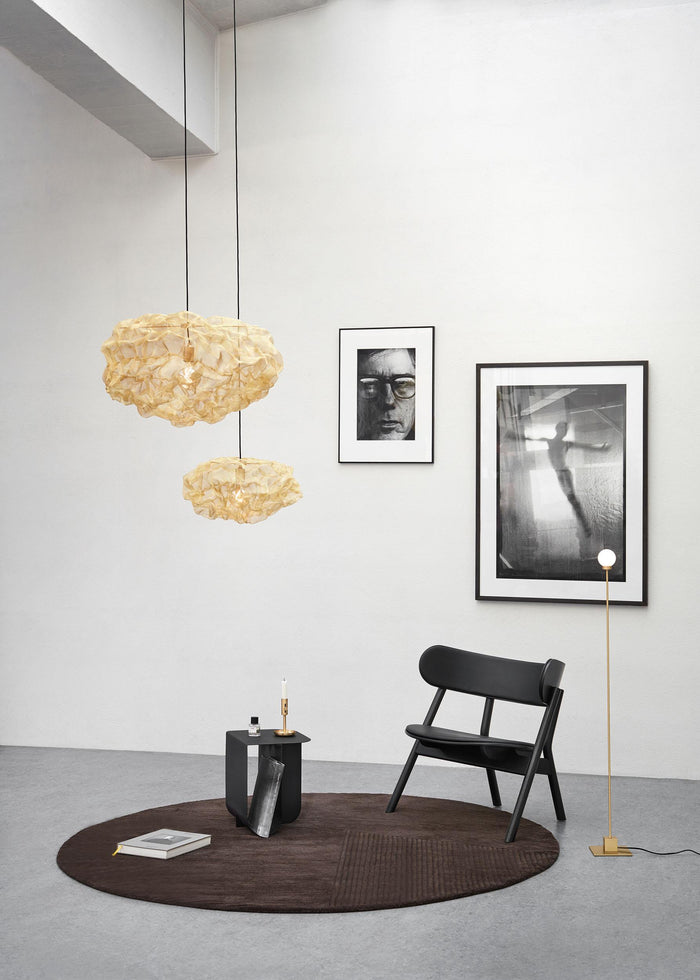 Row circular vloerkleed Ø200 donkergroen