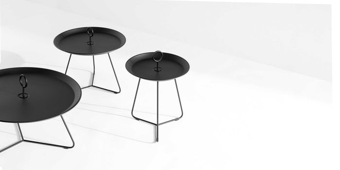 Eyelet bijzettafel medium Ø57,5 pistachio