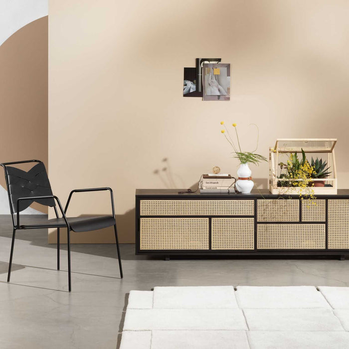 Basket vloerkleed 245x245 groen