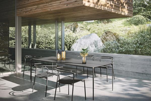 Novo tuinstoel taupe