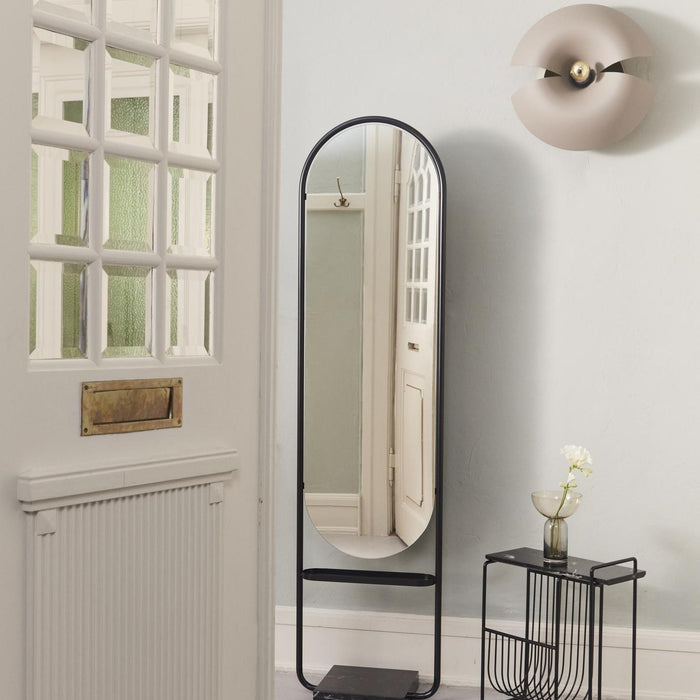 Cycnus wandlamp 45 zwart|goud