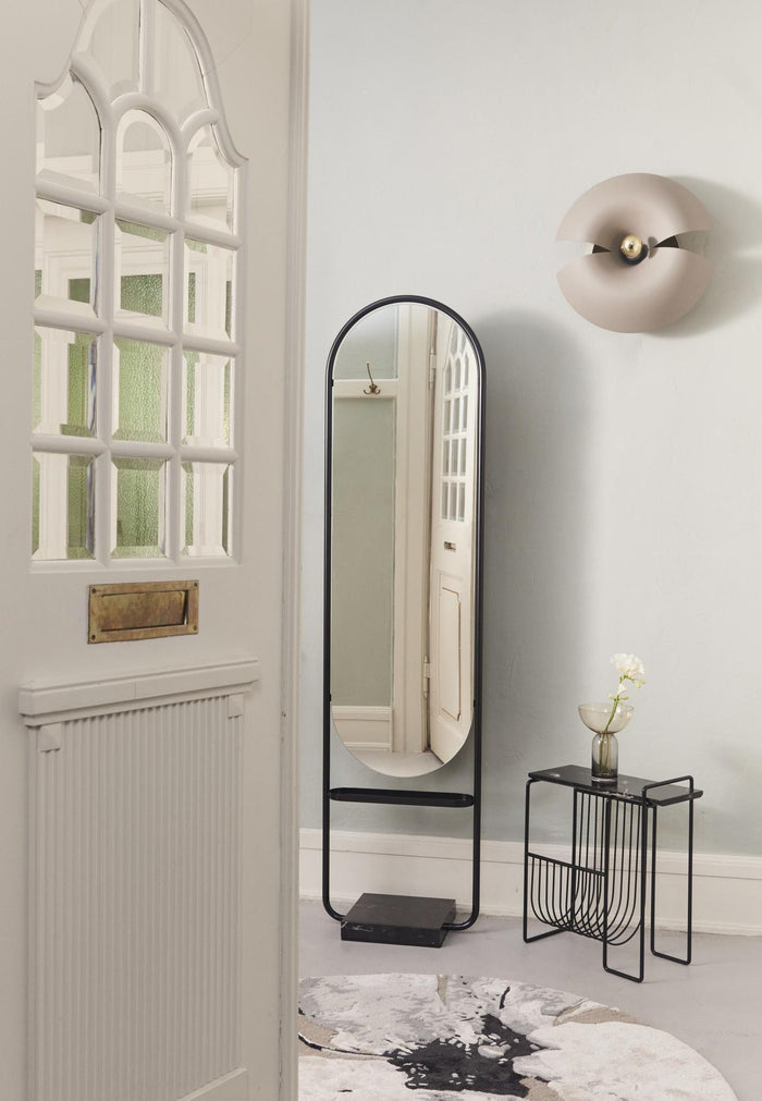 Cycnus wandlamp 45 zwart|goud