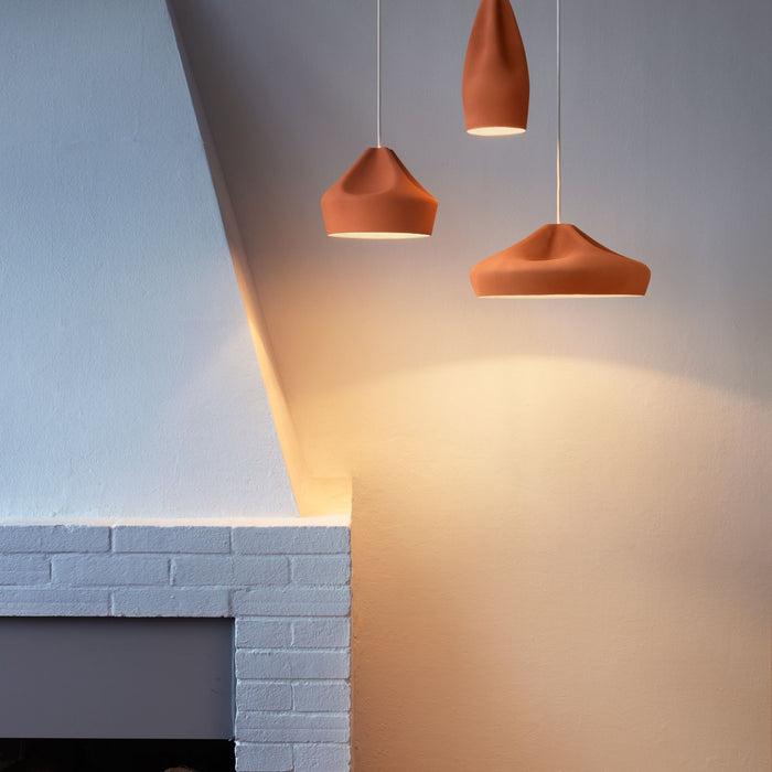 Marset Pleat Box 24 hanglamp Ø21 oker|wit