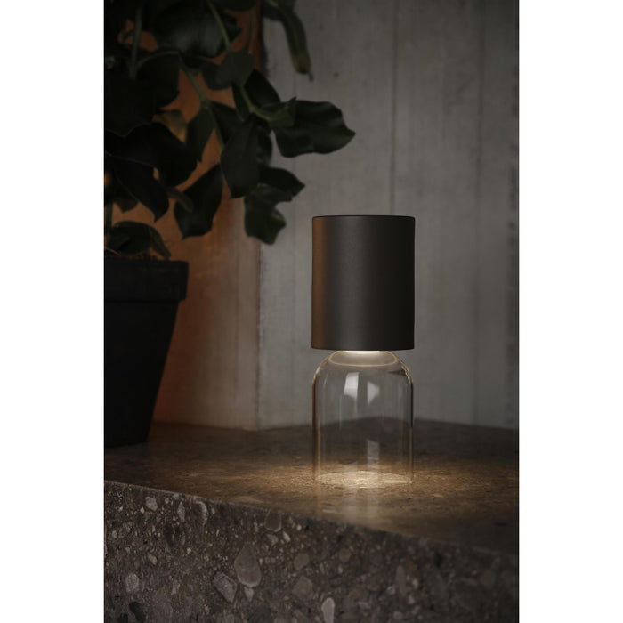Nui Mini tafellamp LED oplaadbaar greige