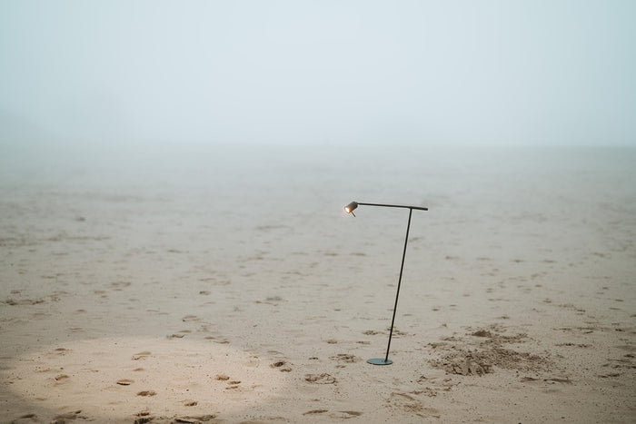 One vloerlamp LED oplaadbaar Smokey Black