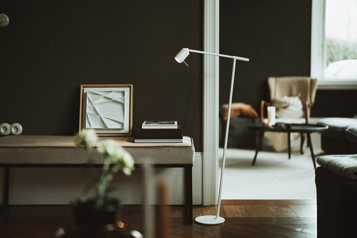 One vloerlamp LED oplaadbaar Fuzzy White