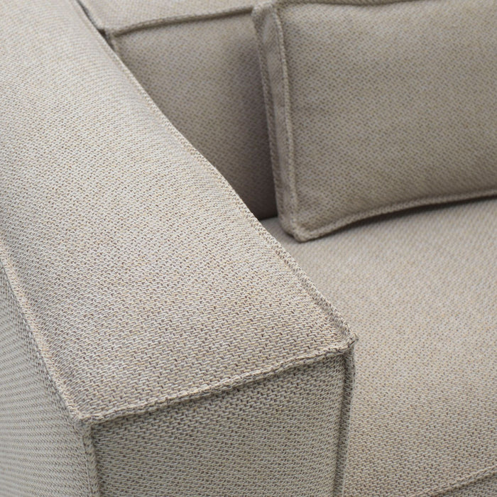 Dunbar bank met Longchair rechts Sydney 22 beige