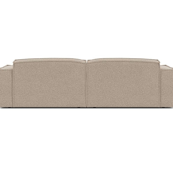 Edge bank met longchair links Sydney 22 beige