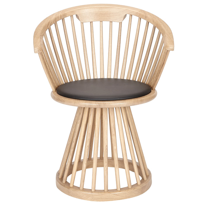 Tom Dixon Fan eetkamerstoel naturel