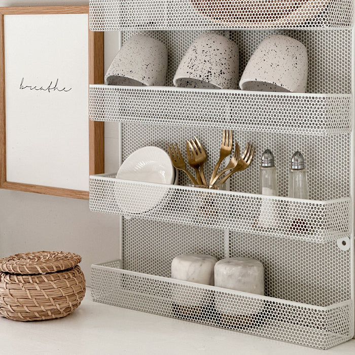 QUVIO Kruidenrek groot - Wit