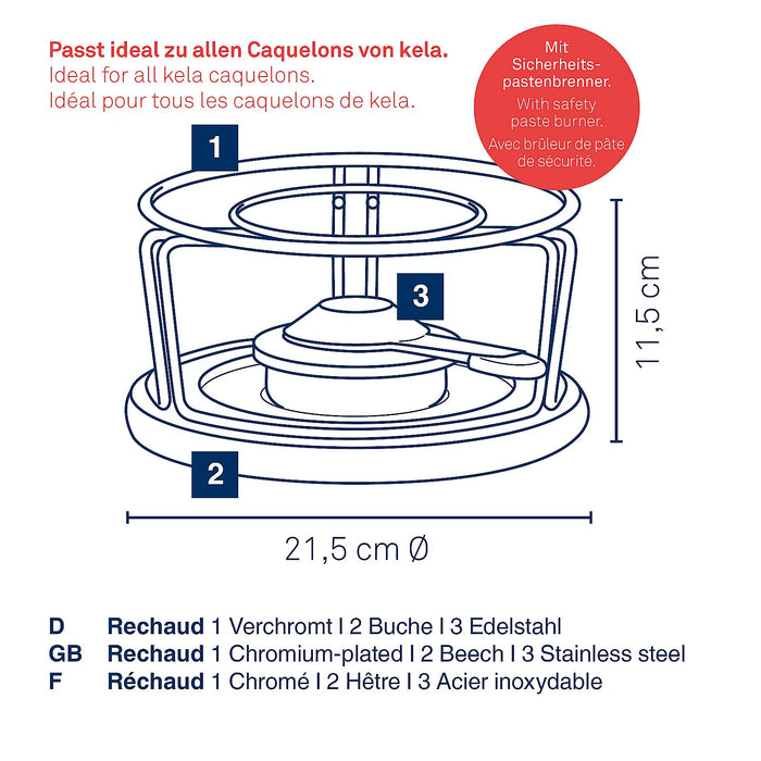 Kela - Rechaud Set Natura - Kela