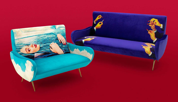 Toiletpaper Lounge sofa 3-zits Lipsticks