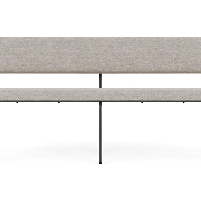 FÉST Monday eetbank 160 zwart Royal 160 magnolia