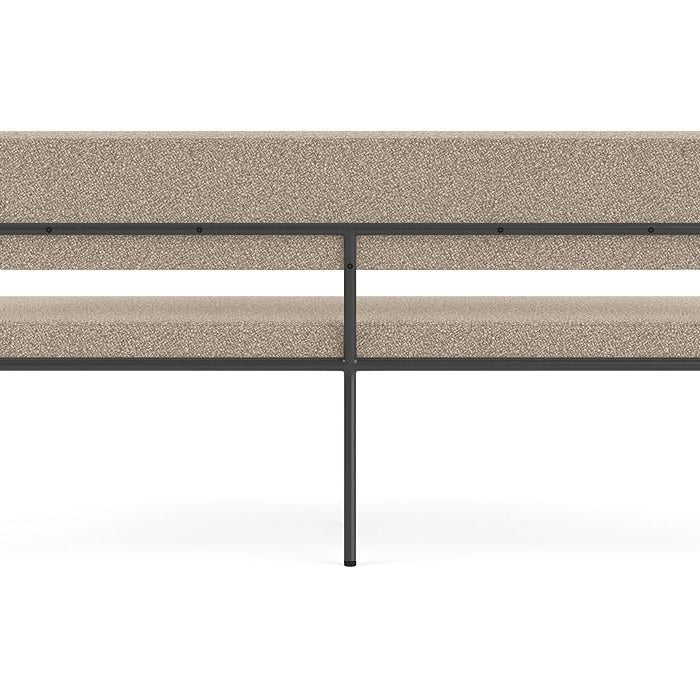 FÉST Monday eetbank 160 zwart Royal 160 magnolia