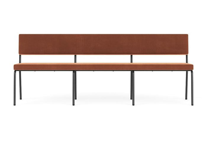 FÉST Monday eetbank 200 zwart Royal 160 magnolia