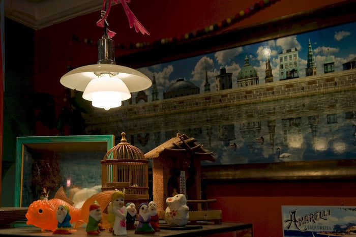 PH 3,5-3 hanglamp Ø33 glas, messing gemetaliseerd