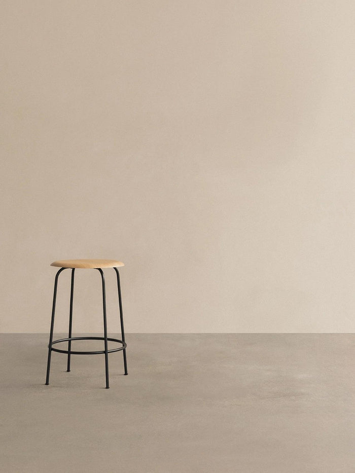 Audo Copenhagen Afteroom barkruk H63 donker eiken