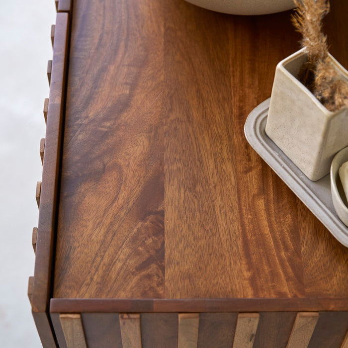 Tikamoon - Opbergmeubel Milo in mangohout 164 cm