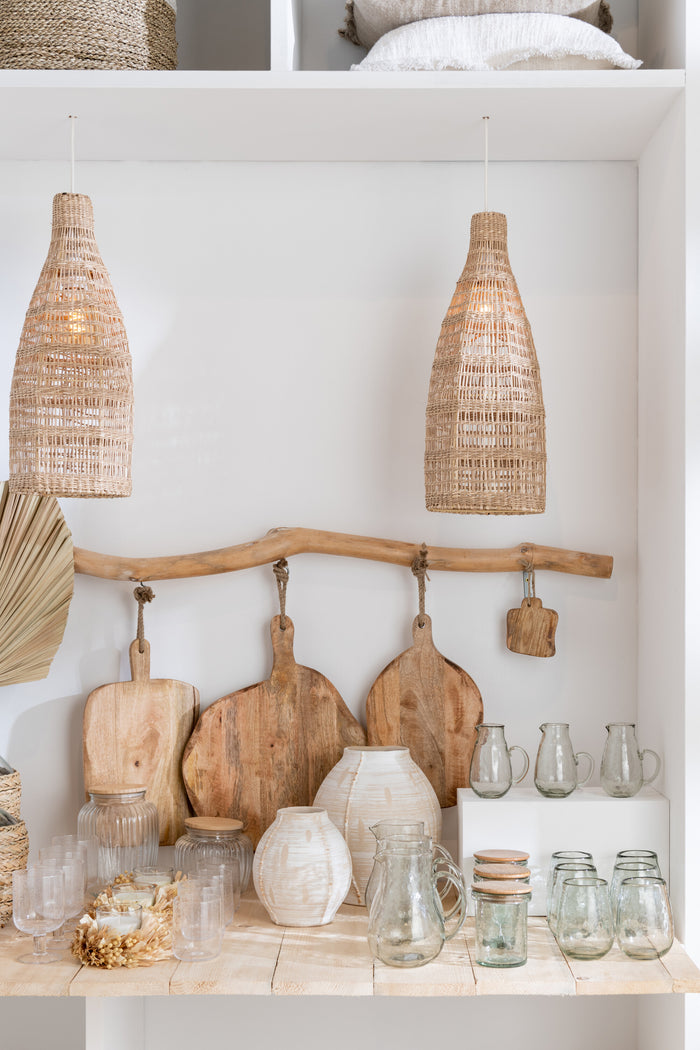 J-Line snijplank Organic Ovaal - hout - naturel - small