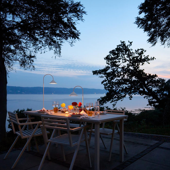 Frandsen Grasp tafellamp H47 LED oplaadbaar brass