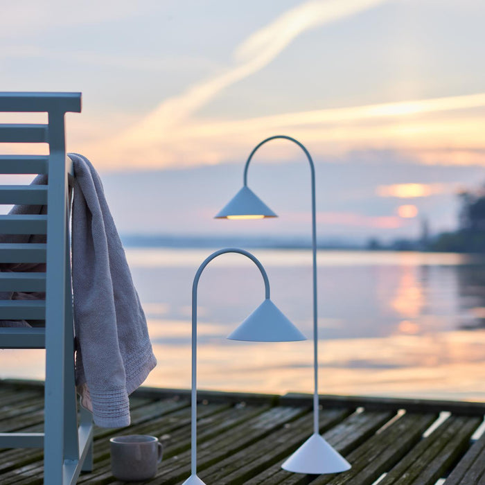 Frandsen Grasp tafellamp H47 LED oplaadbaar brass