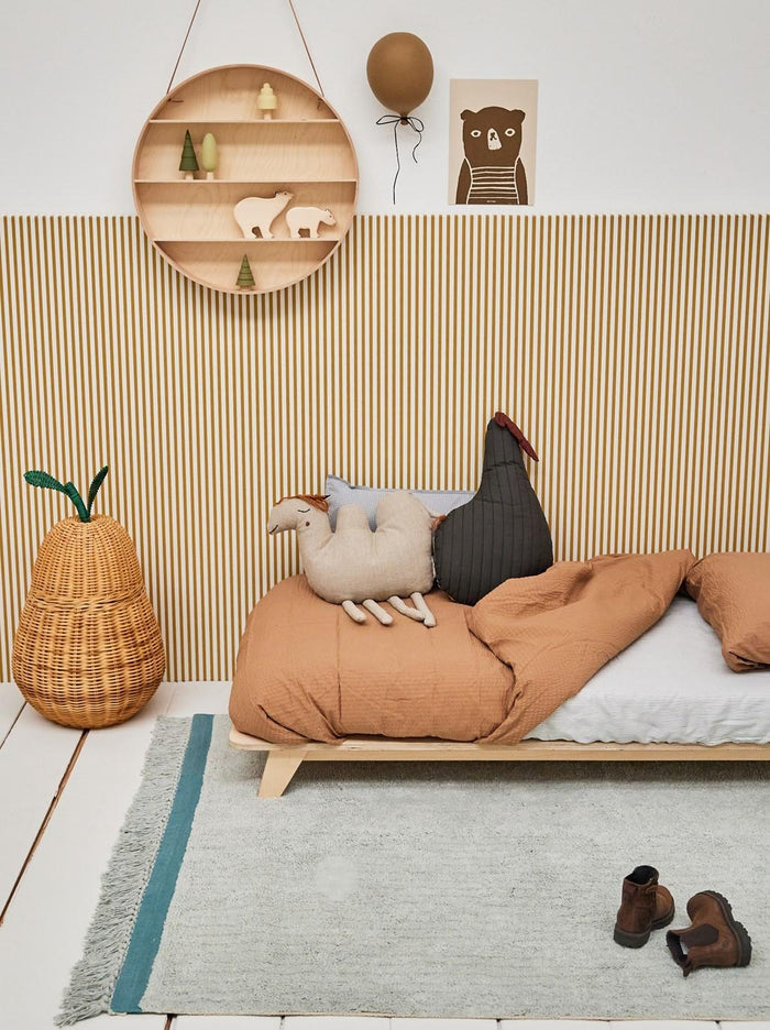 Tapis Petit Misty blue vloerkleed 170x120 Day at Zoo