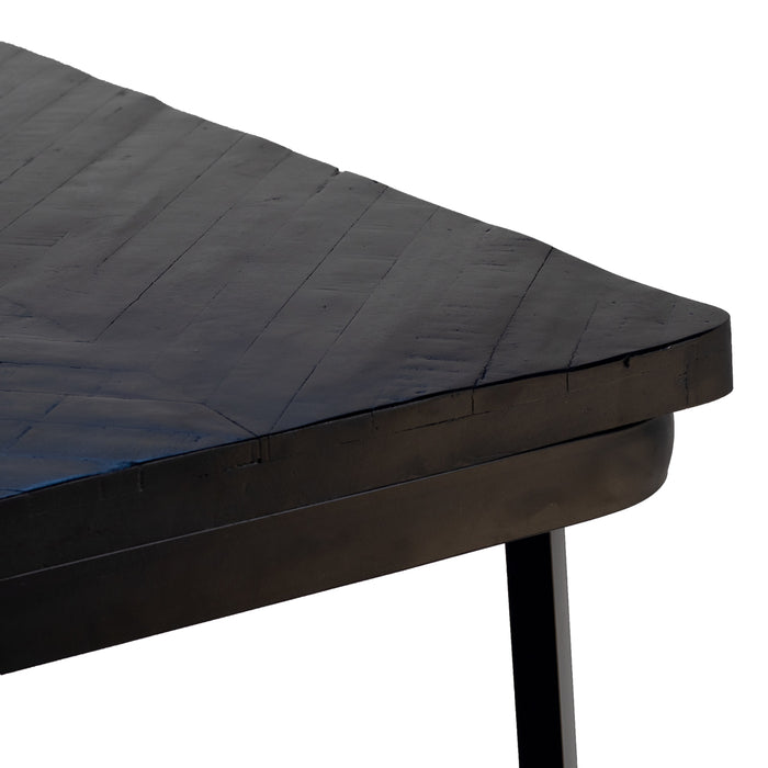 Giga Meubel - Bartafel Zwart 140cm - Mangohout - Max