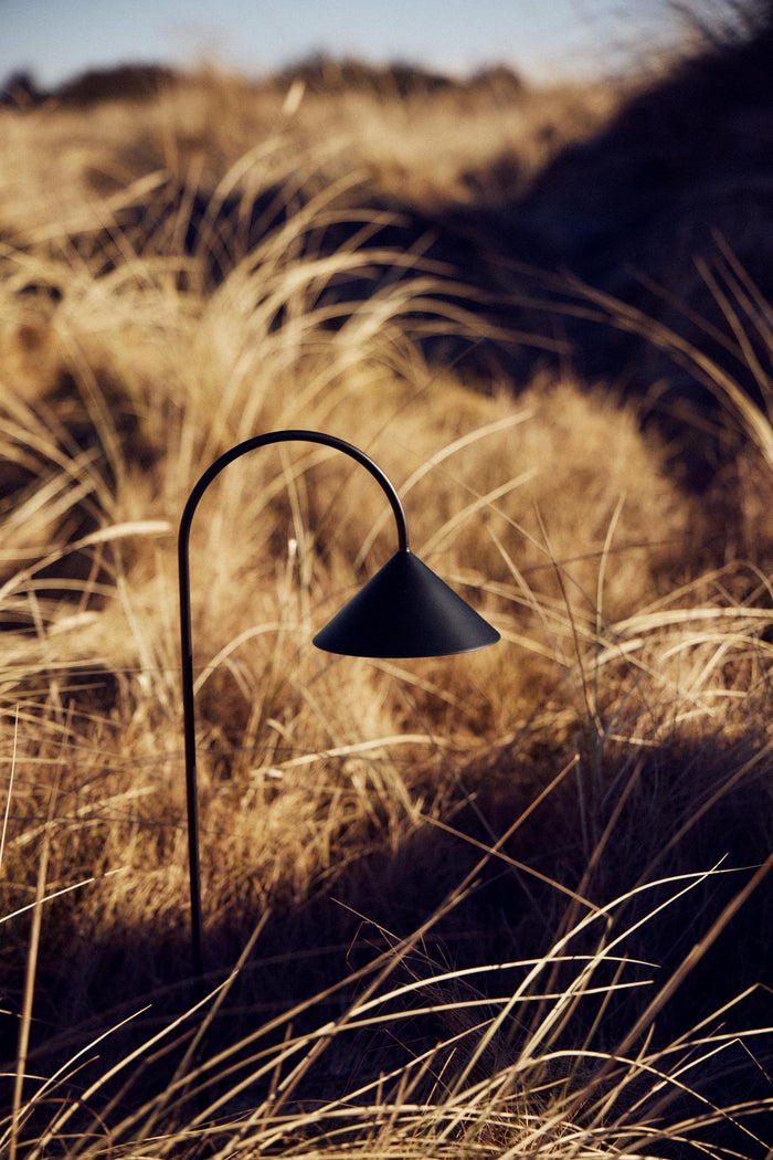 Frandsen Grasp sokkellamp H60 LED oplaadbaar matt black