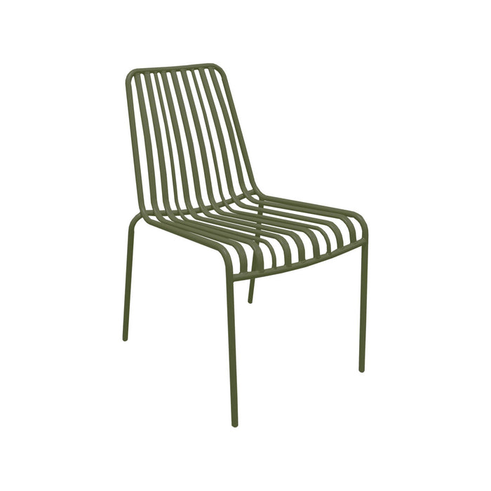 sweeek - Stapelbare stalen tuinstoelen (Set van 2)