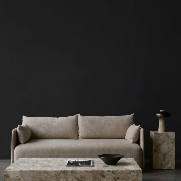 Offset 2-zits bank Bouclé Gold