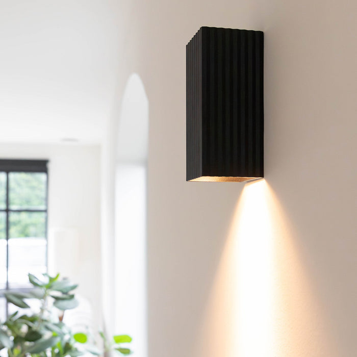 Atmooz Wandlamp Ribble - Zwart Rechthoekig - Muurverlichting
