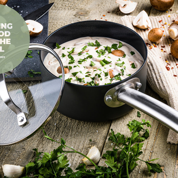 ISENVI Murray Combi Kookpannenset 9 delig - RVS grepen