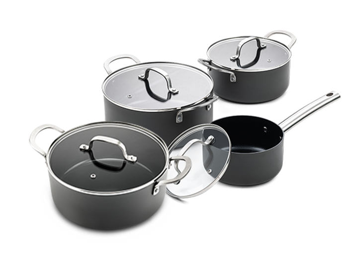 ISENVI Murray Keramische Kookpannenset Extra - 12 delig - RVS