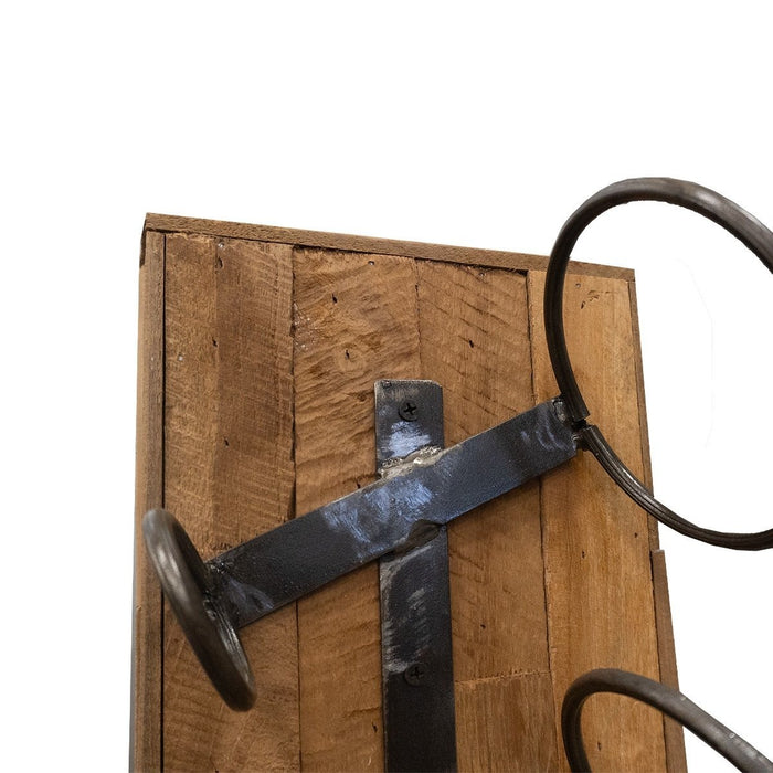 Vtw Living - Staand Wijnrek van Teakhout - Bruin - 180 x 30 x 30 cm