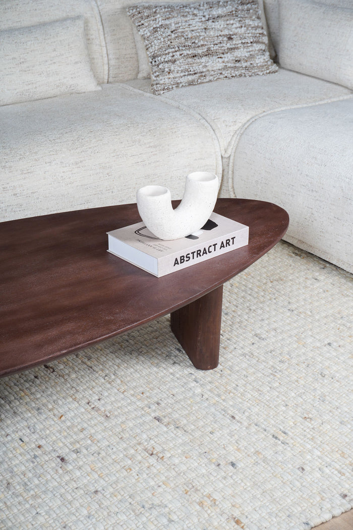 Home67 - Salontafel Rudo 135 x 75 cm - Espresso Mangohout