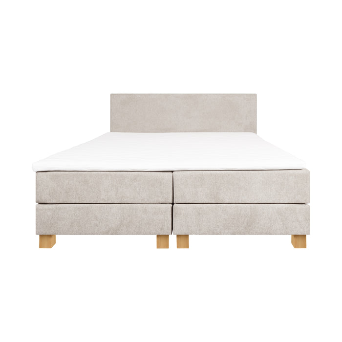 Boxspring Valencia - Beige - Textiel