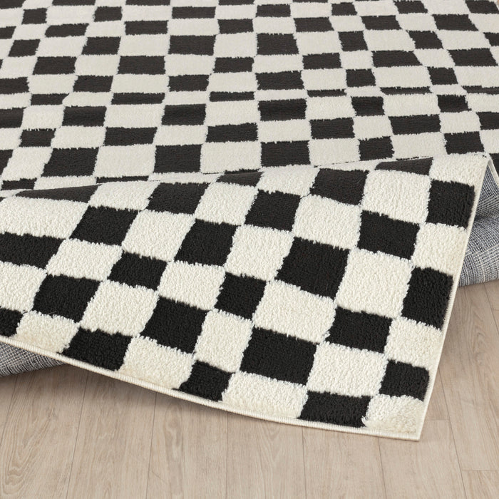 by fonQ Daze Vloerkleed 160 x 213 cm - Zwart