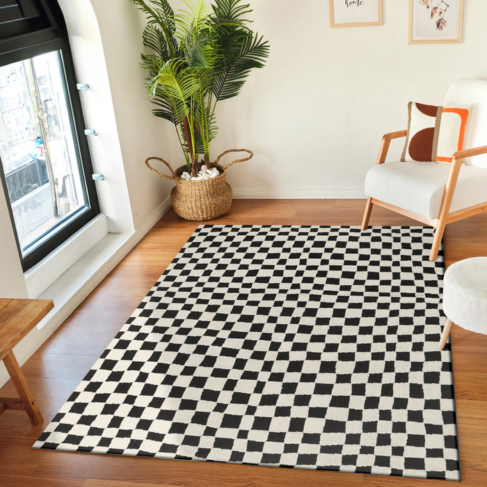 by fonQ Daze Vloerkleed 200 x 275 cm - Zwart