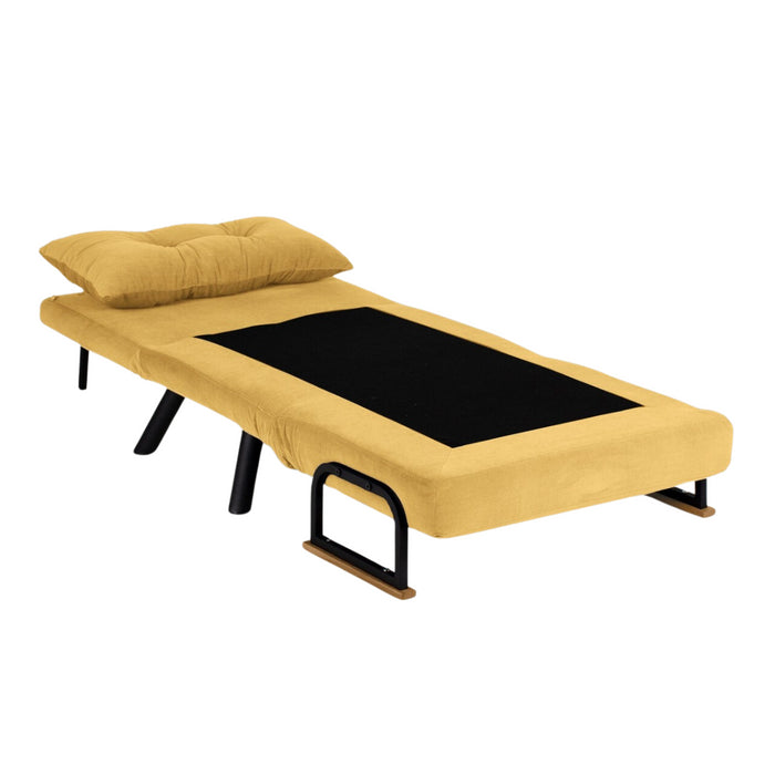 Calicosy - Slaapfauteuil SANDO - B67 cm - Geel