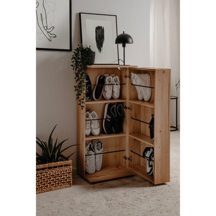 Calicosy - Schoenenkast SATOS - B50 cm - Eikenlook